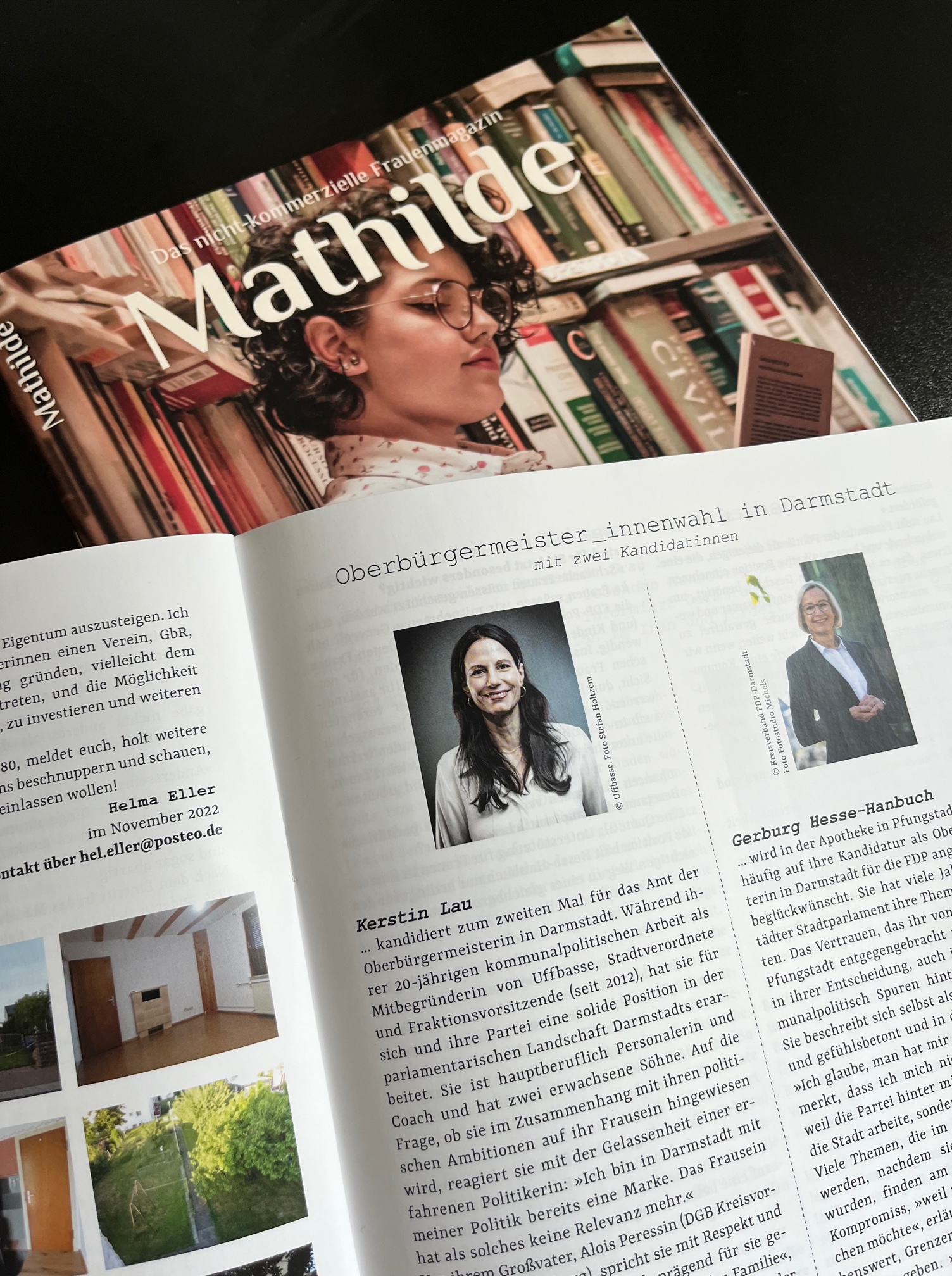 Portrait im Mathilde Magazin